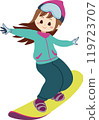 Snowboard,Child,Girl 119723707