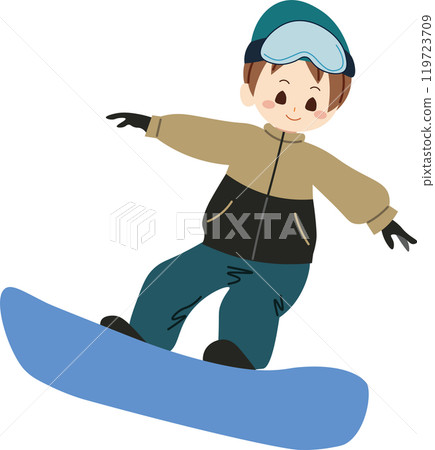 Snowboard, child, boy 119723709