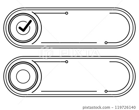 Cyberpunk frame set of 2, black 119726140