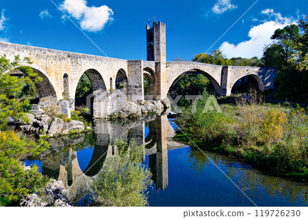 river, bridge, scenery 119726230