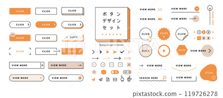 按鈕設計理念設定橙色 119726278