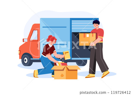 Preparing To Move House 119726412