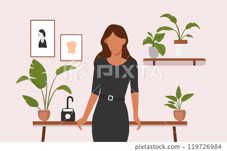 Illustration brief women Minimalist style illu Illustration brief women Minimalist style illu 119726984