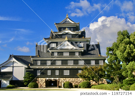 Okayama Castle and castle tower (Okayama City, Okayama Prefecture) Okayama Castle and castle tower (Okayama City, Okayama Prefecture) 119727154