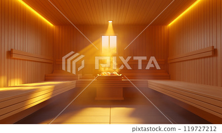 Sauna room 119727212