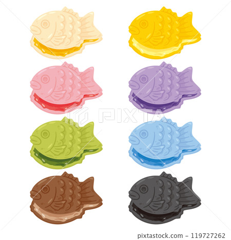 Colorful Taiyaki Set 2 119727262