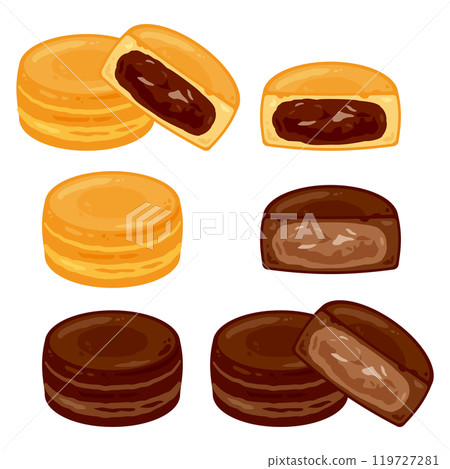 今川燒巧克力奶油套餐 119727281