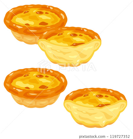 Egg tart set 119727352