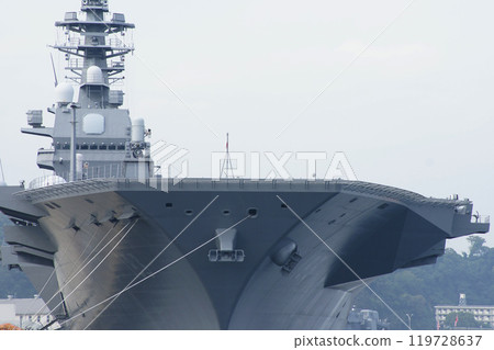Escort ship Izumo, ship number 183, bow Escort ship Izumo, ship number 183, bow 119728637