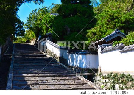 Kitsuki Castle地區的斜坡 119728953