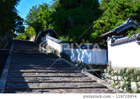 Slope of Kitsuki Castle area 119728954