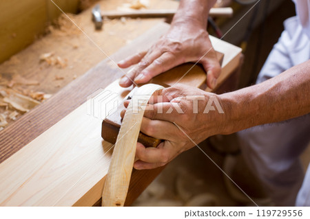 Master carpenter's planing 119729556