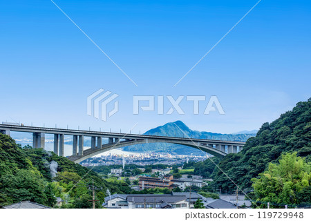 別府阿蘇番溫泉、大分高速公路、別府灣 119729948