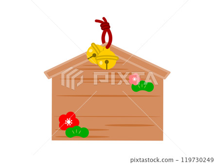 複製空間 Ema 與梅花的圖片 119730249