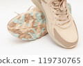 Sport sneakers running shoes on white background 119730765