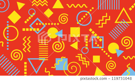 Geometric horizontal background material (sale image color) Geometric horizontal background material (sale image color) 119731048