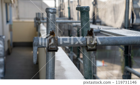 外牆施工腳手架 119731146