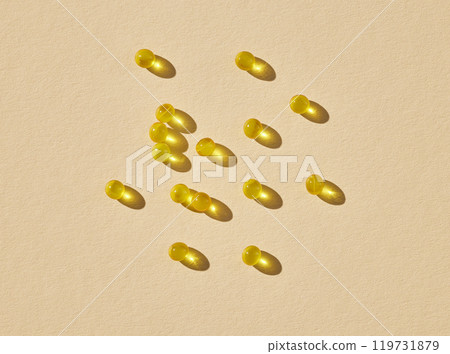 vitamin oil capsules 119731879