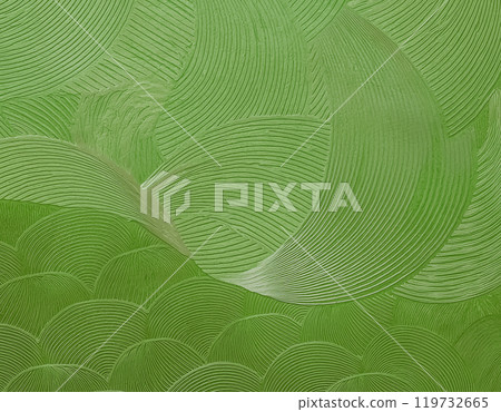 Japanese paper texture image material: green 119732665