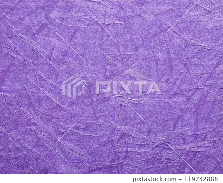 Image material of Japanese paper texture: purple 119732888