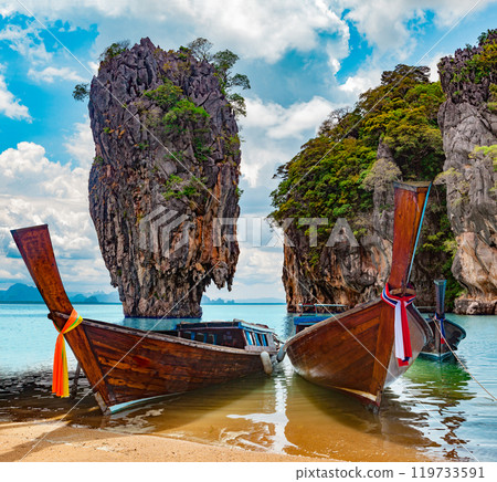 Scenic landscape.Phuket Seascape. 119733591