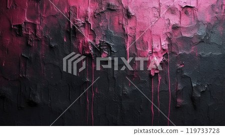 Abstract acrylic and watercolor painting. Canvas background. 119733728