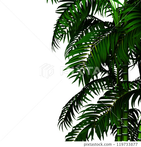 Nature isolated over white.3d illustration. Nature isolated over white.3d illustration. 119733877