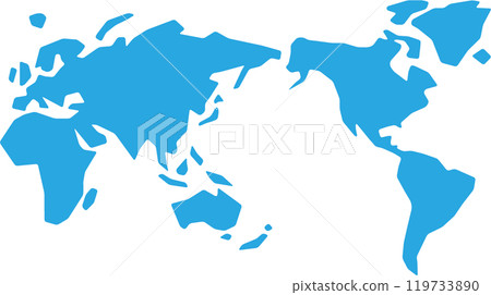 世界地圖 119733890