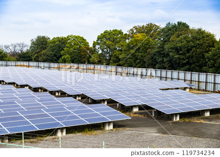 太陽能發電廠太陽能板 太陽能發電廠太陽能板 119734234