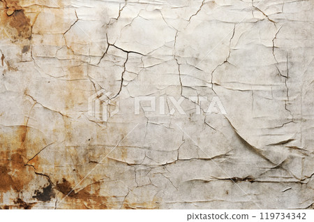 Old ruined and staind grungy wall texture 119734342