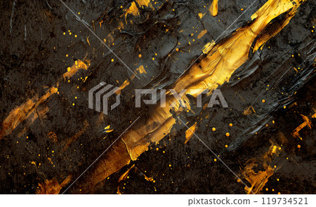 Abstract smear brush stroke acrylic and watercolor painting. Color texture background. 119734521