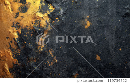 Empty old dark cement or stone wall texture backgrounds. 119734522