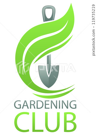 gardenig club logo for your business or company vector illustration 119735219
