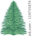 Christmas tree 119735874