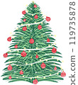 Christmas tree 119735878