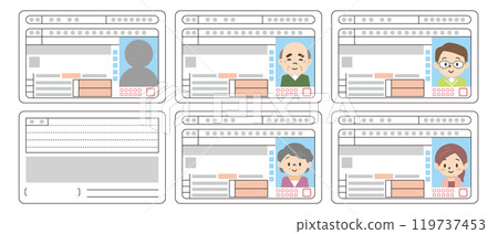 幾代人的駕駛執照套 119737453