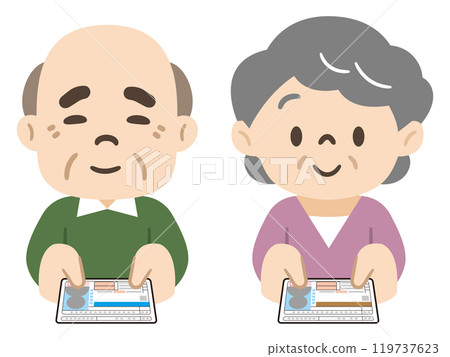 Elderly people who voluntarily return their driver's license Elderly people who voluntarily return their driver's license 119737623