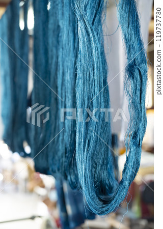 Indigo dyeing image 119737780