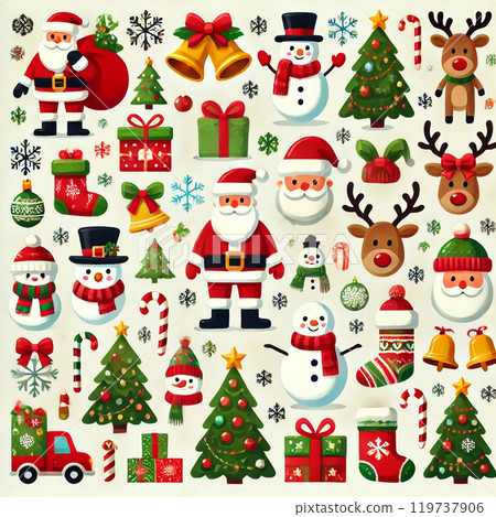 聖誕節字符集 聖誕節字符集 119737906