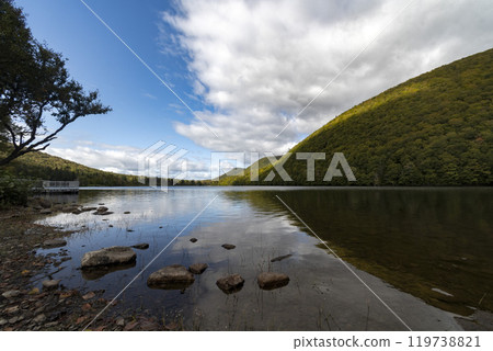 Peaceful landscape on the Cabot Trail in Eastern Canada 119738821