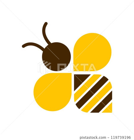 Bee icon logo design 119739196