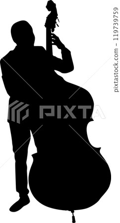演奏木貝斯的男人 119739759