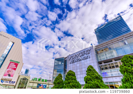Tokyo cityscape in Japan, October 21st, overlooking Shinjuku Station (South Exit) 119739860