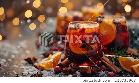 Winter season drinks concept. 119739908