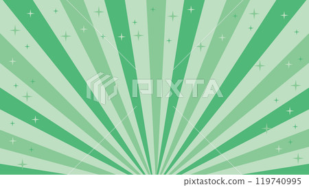 Radiation background green sparkling vector illustration 119740995