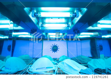 UV light sterilization 119741261