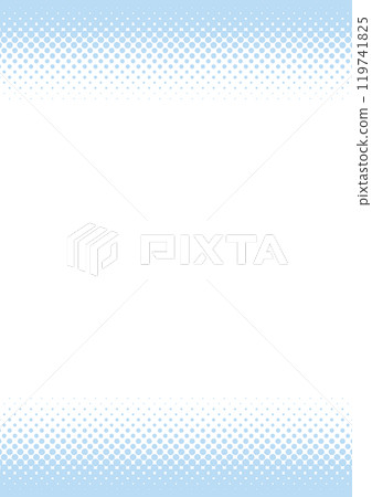 Halftone background frame light blue vertical top and bottom Halftone background frame light blue vertical top and bottom 119741825