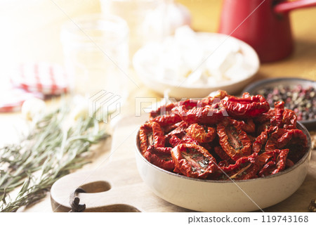 Sun Dried Tomatoes Sun Dried Tomatoes 119743168