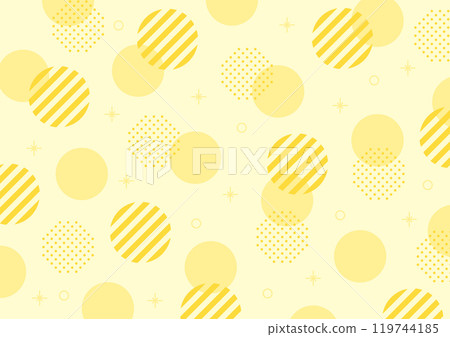 圓點背景幾何黃色閃光簡單 119744185
