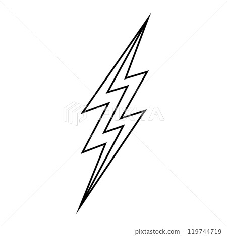 Lightning Illustration Icon 119744719